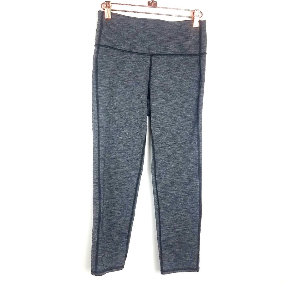Athleta | Gray 3/4 Leggings Quest Chataranga Small